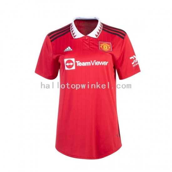 Manchester United Voetbalshirt Dames Thuis Tenue 2022-2023 Korte Mouw