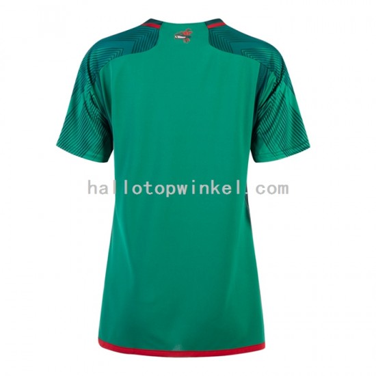 Mexico Voetbalshirt Dames Thuis Tenue 2022-2023 Korte Mouw