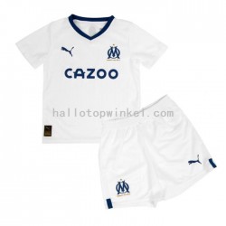 Olympique Marseille Voetbalshirt Kleuters/Kids Thuis Tenue 2022-2023 Korte Mouw
