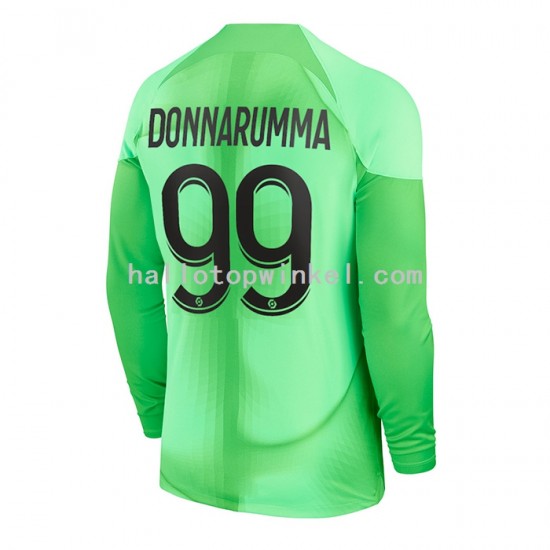 Paris Saint-Germain Voetbalshirt Gianluigi Donnarumma 99 Doelman Heren Thuis Tenue 2022-2023 Lange Mouw