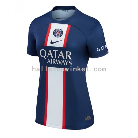 Paris Saint-Germain Voetbalshirt Dames Thuis Tenue 2022-2023 Korte Mouw