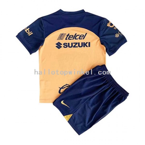 Pumas UNAM Voetbalshirt Kleuters/Kids Uit Tenue 2022-2023 Korte Mouw