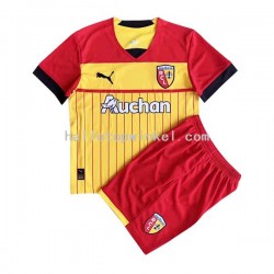 RC Lens Voetbalshirt Kleuters/Kids Thuis Tenue 2022-2023 Korte Mouw