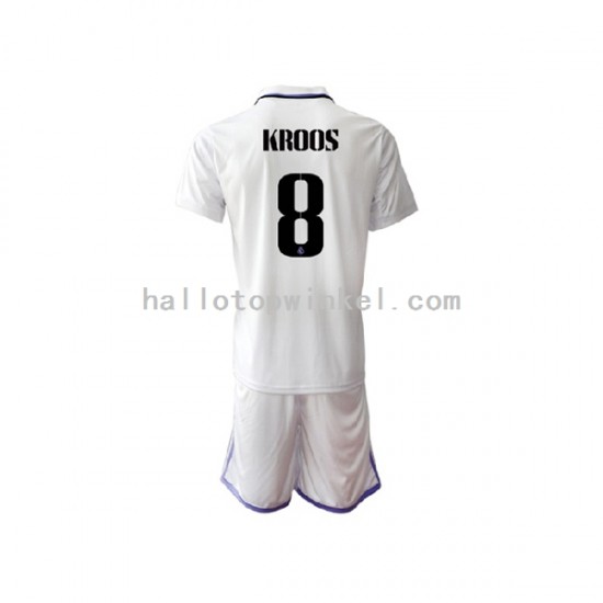 Real Madrid Voetbalshirt Toni Kroos 8 Kleuters/Kids Thuis Tenue 2022-2023 Korte Mouw
