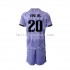 Real Madrid Voetbalshirt Vinicius Junior 20 Kleuters/Kids Uit Tenue 2022-2023 Korte Mouw