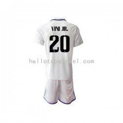 Real Madrid Voetbalshirt Vinicius Junior 20 Kleuters/Kids Thuis Tenue 2022-2023 Korte Mouw