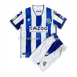 Real Sociedad Voetbalshirt Kleuters/Kids Thuis Tenue 2022-2023 Korte Mouw