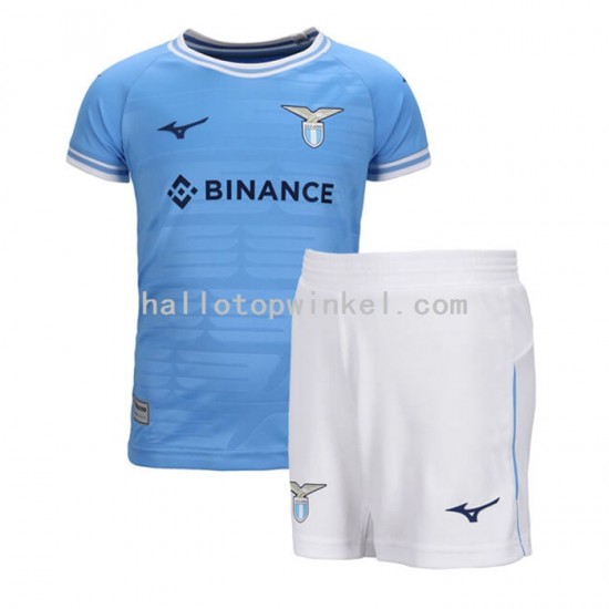 SS Lazio Voetbalshirt Kleuters/Kids Thuis Tenue 2022-2023 Korte Mouw