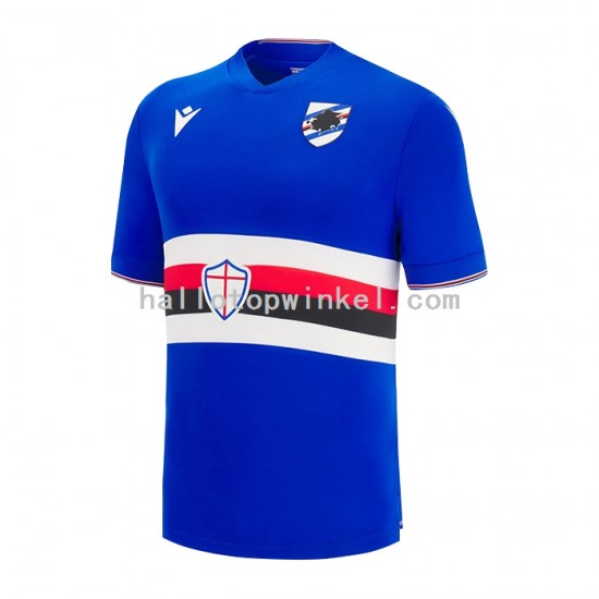 Sampdoria Voetbalshirt Heren Thuis Tenue 2022-2023 Korte Mouw