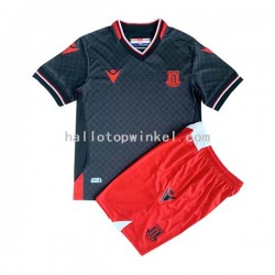 Stoke City Voetbalshirt Kleuters/Kids Uit Tenue 2022-2023 Korte Mouw