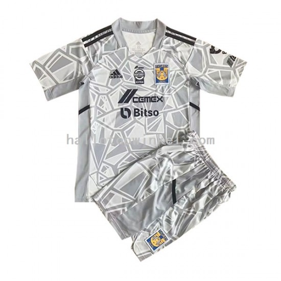 Tigres UANL Voetbalshirt Doelman Kleuters/Kids Thuis Tenue 2022-2023 Korte Mouw