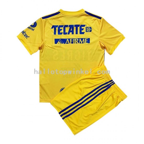 Tigres UANL Voetbalshirt Kleuters/Kids Thuis Tenue 2022-2023 Korte Mouw
