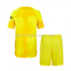 Tottenham Hotspur Voetbalshirt Doelman Kleuters/Kids Thuis Tenue 2022-2023 Korte Mouw
