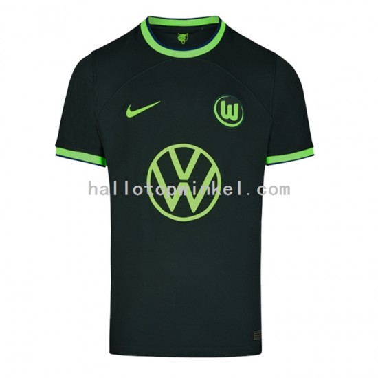 VfL Wolfsburg Voetbalshirt Heren Uit Tenue 2022-2023 Korte Mouw