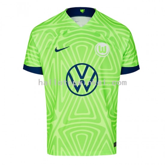 VfL Wolfsburg Voetbalshirt Heren Thuis Tenue 2022-2023 Korte Mouw