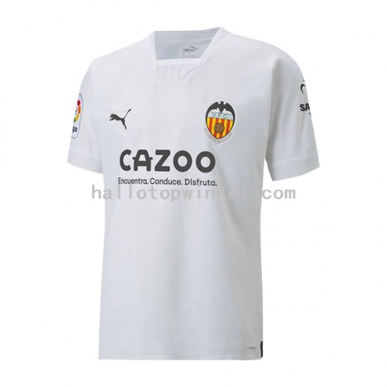 Valencia CF Voetbalshirt Heren Thuis Tenue 2022-2023 Korte Mouw
