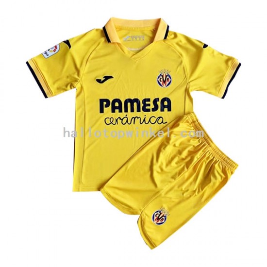 Villarreal CF Voetbalshirt Kleuters/Kids Thuis Tenue 2022-2023 Korte Mouw
