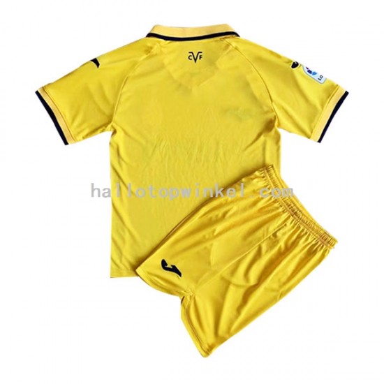 Villarreal CF Voetbalshirt Kleuters/Kids Thuis Tenue 2022-2023 Korte Mouw