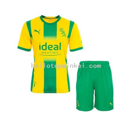 West Bromwich Albion Voetbalshirt Kleuters/Kids Uit Tenue 2022-2023 Korte Mouw
