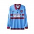 West Ham United Voetbalshirt Retro Heren Thuis Tenue 1995-1996 Lange Mouw