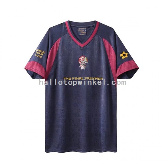 West Ham United Voetbalshirt Iron Maiden Retro Heren Thuis Tenue 2010 Korte Mouw