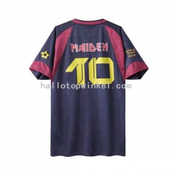 West Ham United Voetbalshirt Iron Maiden Retro Heren Thuis Tenue 2010 Korte Mouw