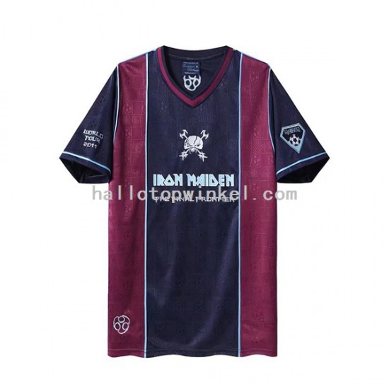 West Ham United Voetbalshirt Iron Maiden Retro Heren Thuis Tenue 2011 Korte Mouw