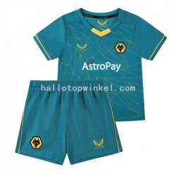 Wolverhampton Wanderers Voetbalshirt Kleuters/Kids Uit Tenue 2022-2023 Korte Mouw