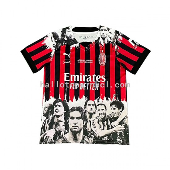 AC Milan Voetbalshirt Commemorative Edition Heren Thuis Tenue 2022-2023 Korte Mouw