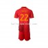 AS Roma Voetbalshirt Nicolo Zaniolo 22 Kleuters/Kids Thuis Tenue 2022-2023 Korte Mouw