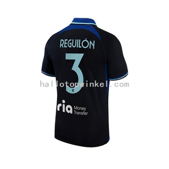 Atlético Madrid Voetbalshirt Sergio Reguilon 3 Heren Uit Tenue 2022-2023 Korte Mouw