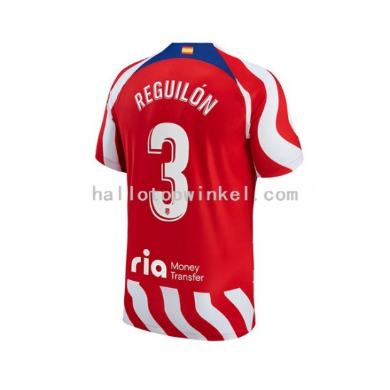 Atlético Madrid Voetbalshirt Sergio Reguilon 3 Heren Thuis Tenue 2022-2023 Korte Mouw