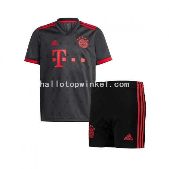 FC Bayern München Voetbalshirt Kleuters/Kids Derde Tenue 2022-2023 Korte Mouw