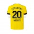 Borussia Dortmund Voetbalshirt Anthony Modeste 20 Heren Thuis Tenue 2022-2023 Korte Mouw