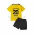 Borussia Dortmund Voetbalshirt Anthony Modeste 20 Kleuters/Kids Thuis Tenue 2022-2023 Korte Mouw