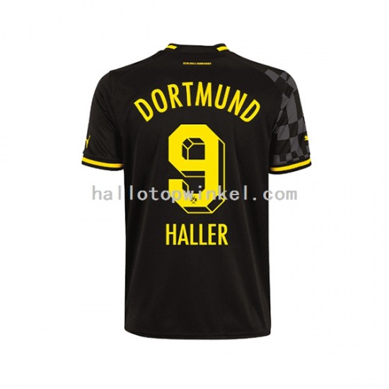 Borussia Dortmund Voetbalshirt Sebastien Haller 9 Heren Uit Tenue 2022-2023 Korte Mouw