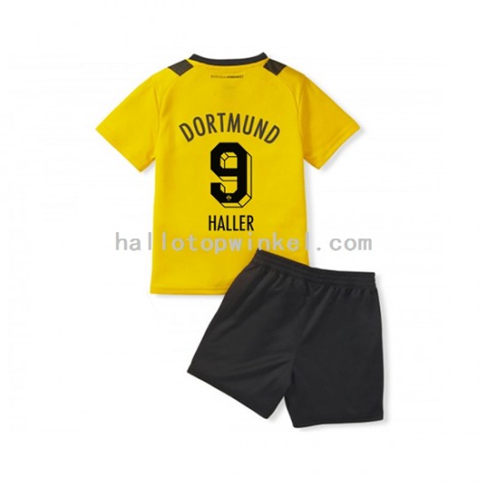 Borussia Dortmund Voetbalshirt Sebastien Haller 9 Kleuters/Kids Thuis Tenue 2022-2023 Korte Mouw