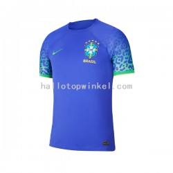Brazilië Voetbalshirt Heren Uit Tenue WK 2022 Korte Mouw