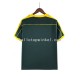 Brazilië Voetbalshirt 1998 Doelman Retro Heren Uit Tenue Korte Mouw
