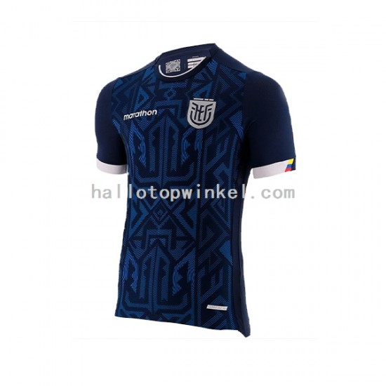 Ecuador Voetbalshirt Heren Uit Tenue WK 2022 Korte Mouw