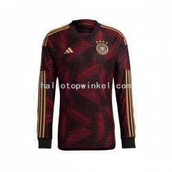 Duitsland Voetbalshirt Heren Uit Tenue WK 2022 Lange Mouw