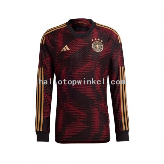 Duitsland Voetbalshirt Heren Uit Tenue WK 2022 Lange Mouw
