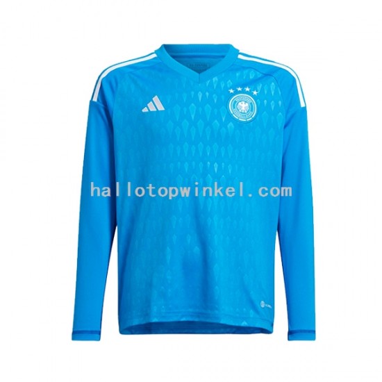 Duitsland Voetbalshirt Doelman Heren Thuis Tenue WK 2022 Korte Mouw
