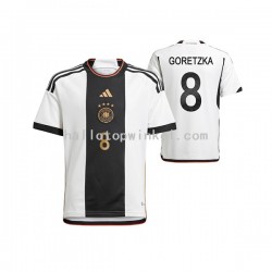 Duitsland Voetbalshirt Leon Goretzka 8 Heren Thuis Tenue WK 2022 Korte Mouw