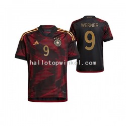 Duitsland Voetbalshirt Timo Werner 9 Heren Uit Tenue WK 2022 Korte Mouw