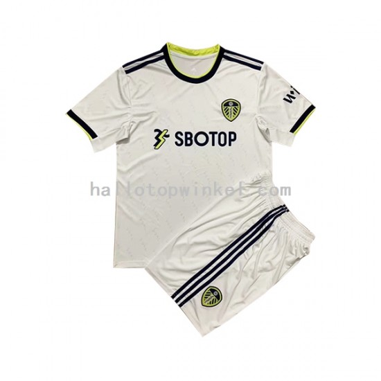 Leeds United Voetbalshirt Kleuters/Kids Thuis Tenue 2022-2023 Korte Mouw