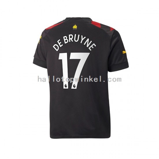 Manchester City Voetbalshirt De Bruyne 17 Heren Uit Tenue 2022-2023 Korte Mouw