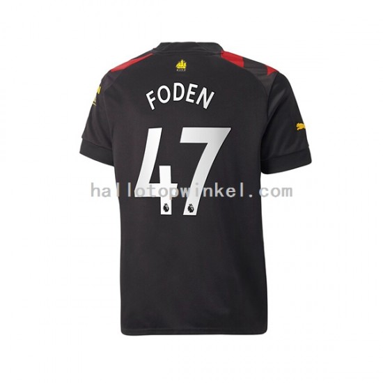 Manchester City Voetbalshirt Foden 47 Heren Uit Tenue 2022-2023 Korte Mouw