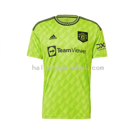 Manchester United Voetbalshirt Heren Derde Tenue 2022-2023 Korte Mouw