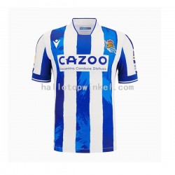 Real Sociedad Voetbalshirt Heren Thuis Tenue 2022-2023 Korte Mouw